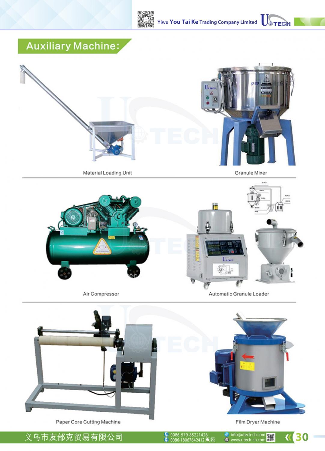 Auxiliary Machine.. Material loading Unit